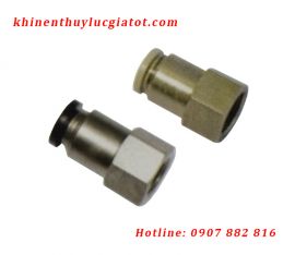 Đầu Nối Hơi Thẳng 1 Đầu Ren Trong 1 Đầu Ống AIRTAC PCF