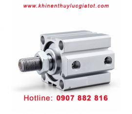 Xi Lanh Compact Airtac SDA100X25S Và SDA100X25SB (Loại Có Từ) Ren Trong, Ren Ngoài
