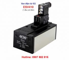 Van điện từ khí nén 5/2 Airtac ESV410 + đế van ESV401M
