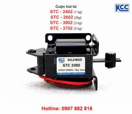 Cuộn hút điện từ KCC STC3702 (coil AC220V, 5kg)