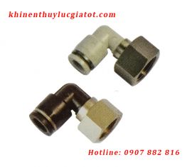 Đầu Nối 90 Độ 1 Đầu Ren Trong 1 Đầu Ống AIRTAC PLF