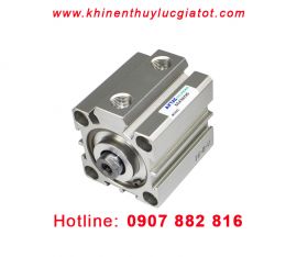 Xi Lanh Compact Airtac SDA100X15S Và SDA100X15SB (Loại Có Từ) Ren Trong, Ren Ngoài