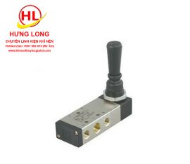 Van Gạt Tay Khí Nén STNC TG3521B-08C (Van Khí Nén 5/3, Ren 13mm)
